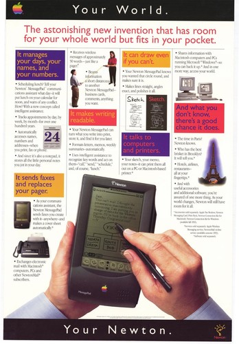 Poster apple newton 2000 - apple,
