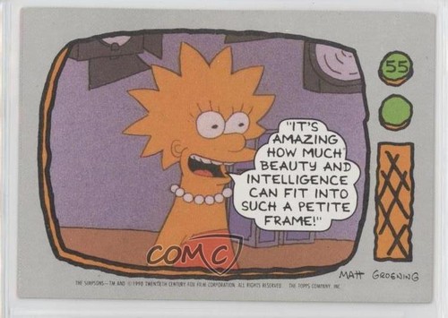 1990 topps simpson lisa - 1990,