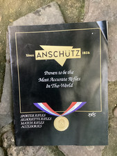 Original Rare Vintage 1985 Anschutz Sport Rifle Catalog