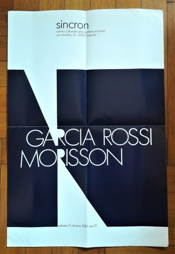 Manifesto mostra garcia rossi - mostra,