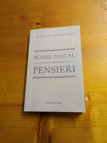 Pensieri blaise pascal pref - pensieri.,