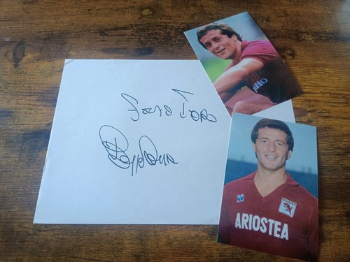 Autografo foto giuseppe - autografo,