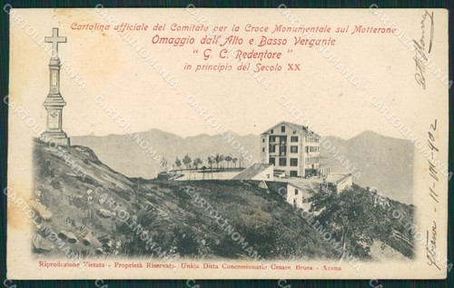 Verbania mottarone cartolina - mottarone,