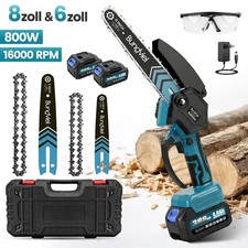 Mini motosega a batteria 6+8
