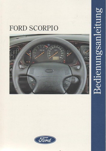 Ford scorpio manuale uso - ford,