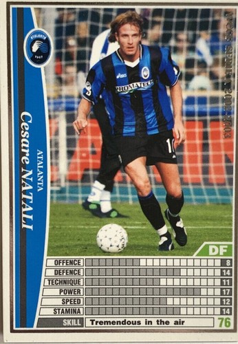 Cesare natali wccf panini - natali,