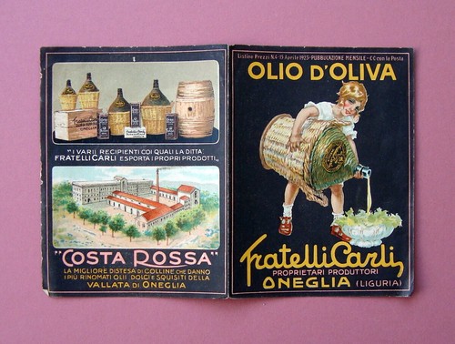 Pieghevole pubblicitario olio - pubblicitario,