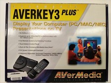 VINTAGE Avermedia Averkey 3 PLUS 1024x768 PC 640x480 MAC NEC Presentations on TV