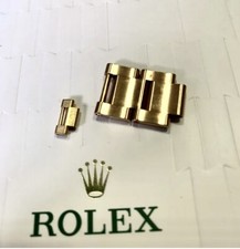 LOTTO DUE MAGLIE ORO ROSA BRACCIALE ROLEX DA 20 Mm