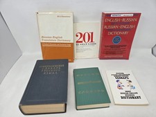 6 book lot LEARNING RUSSIAN