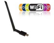 Clé USB WIFI IEEE802.11 a b c n ac DUAL BAND 2.4GHz 5.8GHz Antenne 5dBi 2T2R