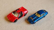 Majorette Jaguar type E V12"N°207"- BMW Turbo "N°217" anni 70 (no matchbox)