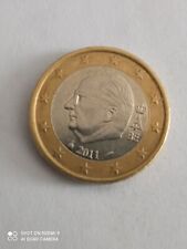 Moneta da 1 euro rara Di Re Carlo Alberto Del Belgio Anno 2011