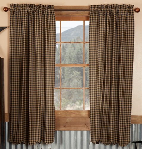 Tende lunghe nere - 63",