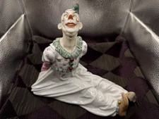 SUPERBA FIGURA DI CLOWN SEDUTO