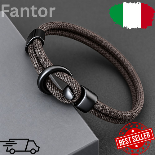 Bracciale uomo paracord doppio - uomo,
