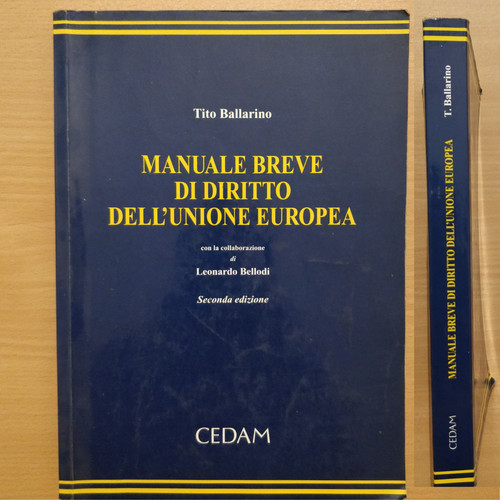 Manuale diritto dell unione - manuale,