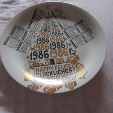 fornasetti piatto calendario 1986