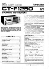 Pioneer CTF-1250 Lettore
