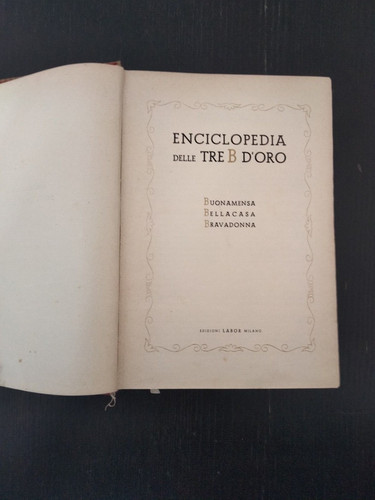 1948 enciclopedia delle - enciclopedia, b