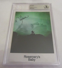 Mia Farrow firmata autografata