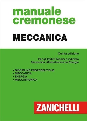 Manuale cremonese meccanica - cremonese,