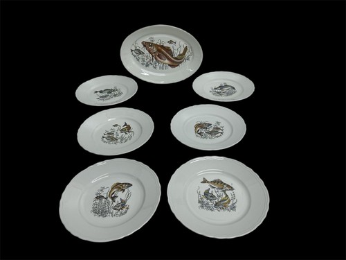 Servizio piatti pesce in - piatti, 6