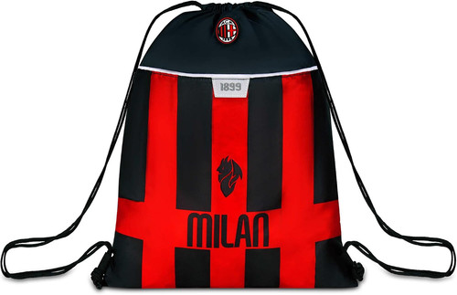 Milan zaino sacca rosso e - milan,