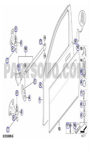 Bmw 740li freno porta - freno,