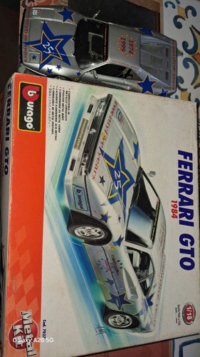 Bburago ferrari gto 1984 - ferrari, metal
