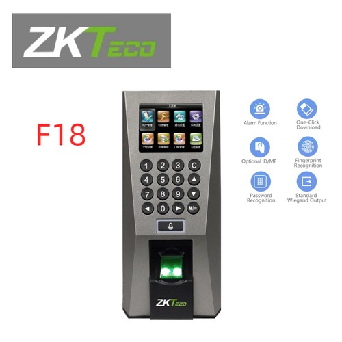 Zkteco f18 tcp ic wifi - zkteco, id/ic