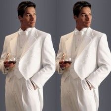 Abiti da uomo bianchi smoking