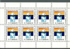FOGLIETTO ERINNOFILI - GENOVA 1992 - 8 Chiudilettera - Esposizione Filatelica