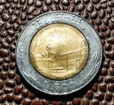 Moneta 500 lire repubblica - moneta,