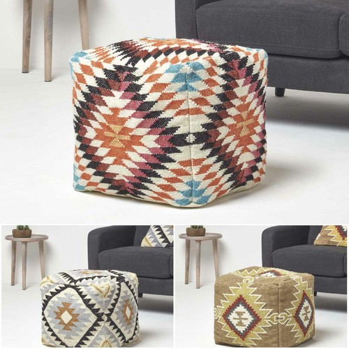 Pouf kilim fatto - a,