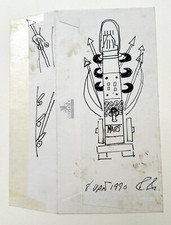 Schizzo disegno inchiostro