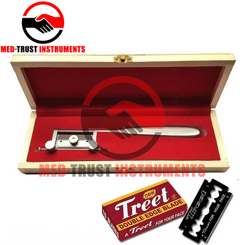 Coltello innesto pelle argento