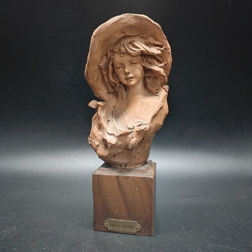 Terracotta ceramica volto - , di