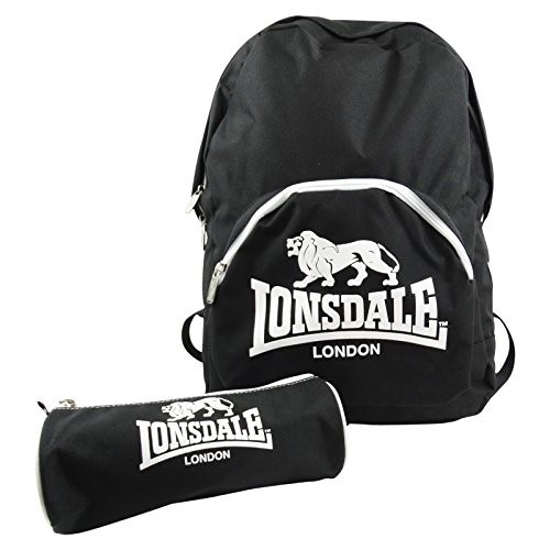Zaino lonsdale nero piu - zaino,
