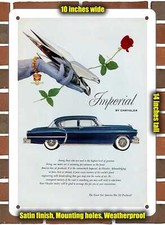 Insegna in metallo - 1953 Chrysler Imperial pubblicità d'epoca 01