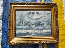 Superbo dipinto olio tela - olio, su