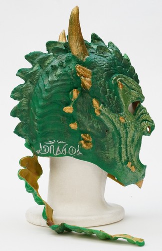 Maschera firmata drago lucha - maschera,