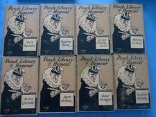 UMORISMO-25 LIBRI ILLUSTRATI-PUNCH LIBRARY OF HUMOR-MR. PUNCH-COLLANA COMPLETA