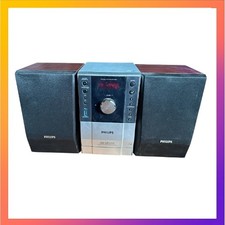 Stereo HI-FI Radio Lettore per Cassette CD Philips MCM204/12 Vintage Usato