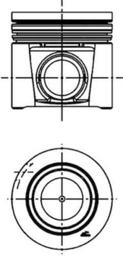 Pistone kolbenschmidt 41707620 - pistone,