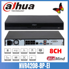 Dahua NVR4208-8P-EI 8CH 1U 8PoE 2HDD WizSense Videoregistratore di rete 2 SATA DE