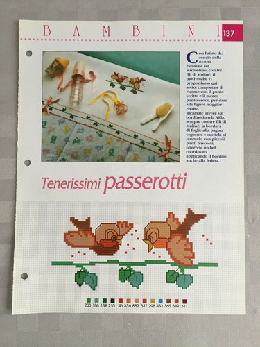 Schema punto croce bambini - punto,