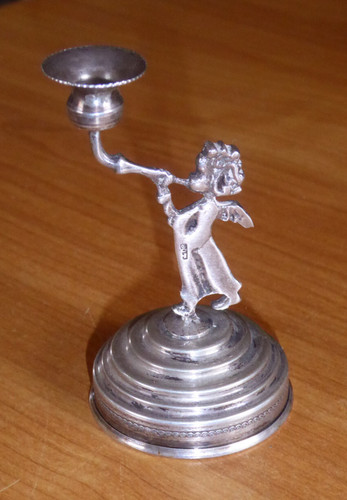 Candelabro angelo tromba - candelabro,