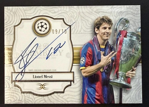 Lionel messi card auto 10 - lionel, on
