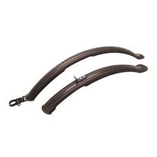 Parafango anteriore + posteriore MVTEK 24/26" plastica nero